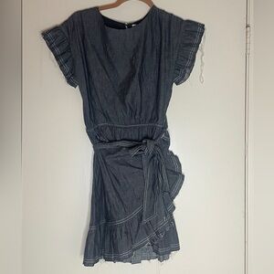 NWT Stelen Mini Dress with Tie Size S